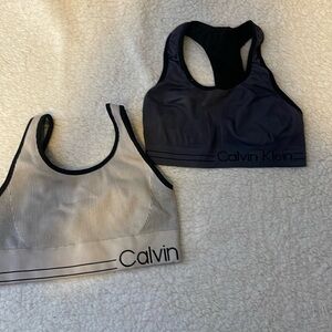 Calvin Klein Sports bra lot. Size Small, medium